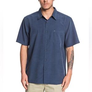 Quiksilver Waterman Centinela Premium Anti-Wrinkle Shirt - size XXL - navy